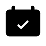 Calendar Check Fill SVG Icon